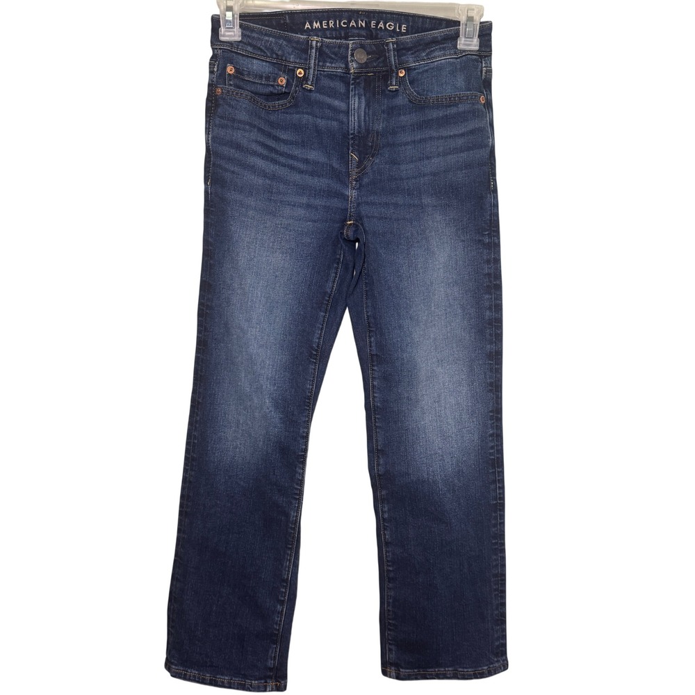 American Eagle Airflex+ Original Bootcut Jeans Mens Dark Wash Blue
